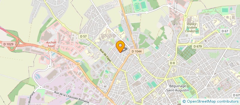 localisation de l'entreprise CARP'OPALE à SAINT-QUENTIN