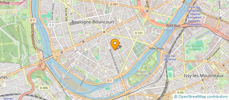 localisation de l'entreprise CARP & PARTNERS COMMUNICATION SANTE à BOULOGNE-BILLANCOURT