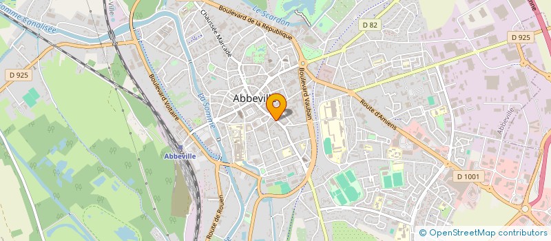 localisation de l'entreprise CARPA à ABBEVILLE