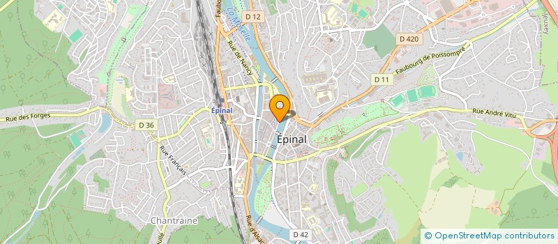 localisation de l'entreprise CARPA DU BARREAU D EPINAL à EPINAL