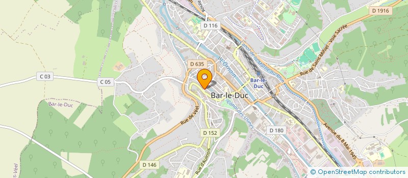 localisation de l'entreprise CARPAGRE à BAR-LE-DUC