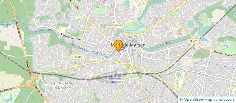 localisation de l'entreprise CARPANETTI IMMOBILIER  MONT-DE-MARSAN