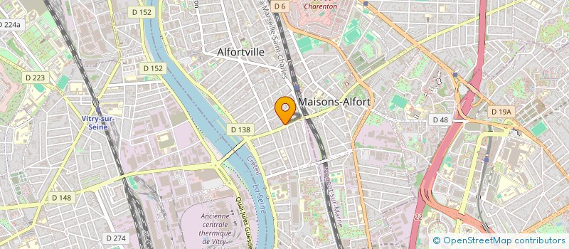 localisation de l'entreprise CARPANO AUGNIER à ALFORTVILLE