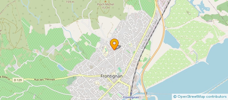 localisation de l'entreprise CARPAT à FRONTIGNAN