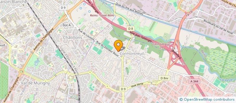 localisation de l'entreprise CARPATES INDUSTRIES  CORMONTREUIL