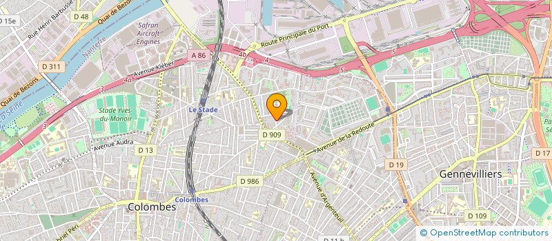 localisation de l'entreprise CARPATIA PROD à COLOMBES