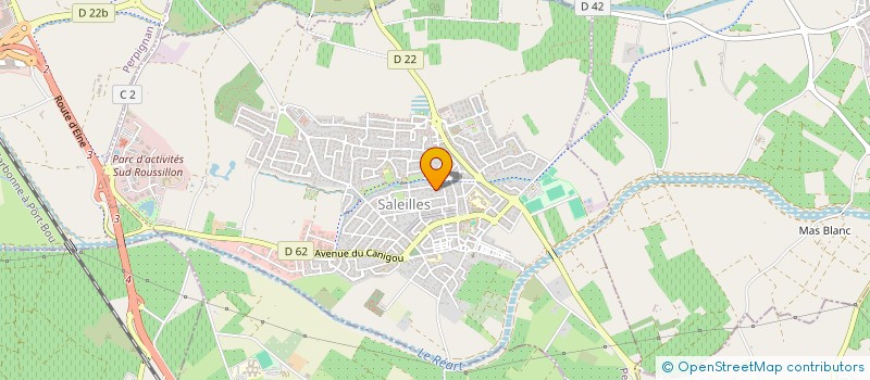 localisation de l'entreprise CARPE  SALEILLES