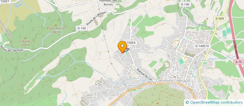 localisation de l'entreprise CARPE AMOR  CLERMONT-L'HERAULT