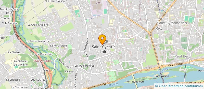 localisation de l'entreprise CARPE D'YEME  SAINT-CYR-SUR-LOIRE