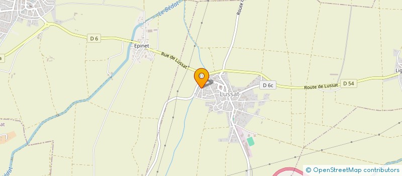 localisation de l'entreprise CARPE DES BOIS NOIRS  LUSSAT