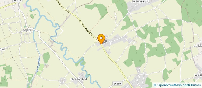 localisation de l'entreprise CARPE DIEM 16  AGRIS