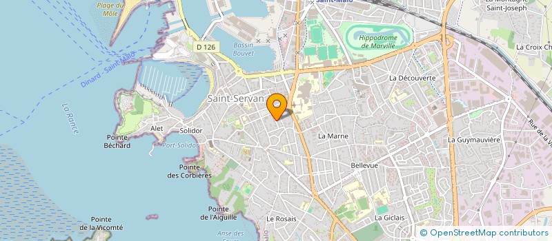 localisation de l'entreprise CARPE DIEM  SAINT-MALO