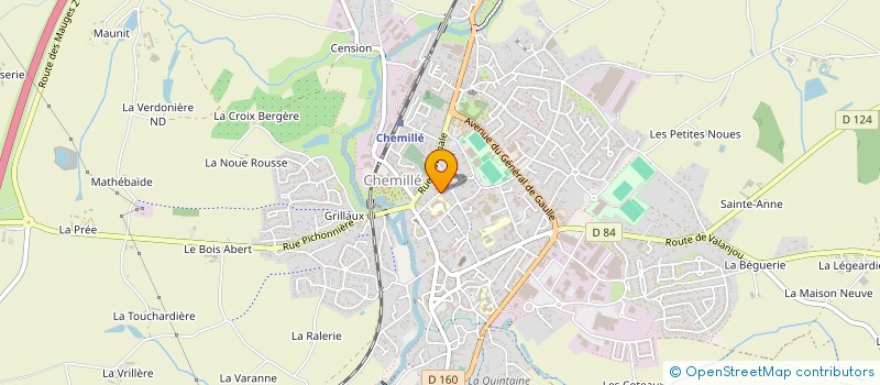 localisation de l'entreprise CARPE DIEM  CHEMILLE-EN-ANJOU