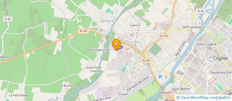 localisation de l'entreprise CARPE DIEM à COGNAC