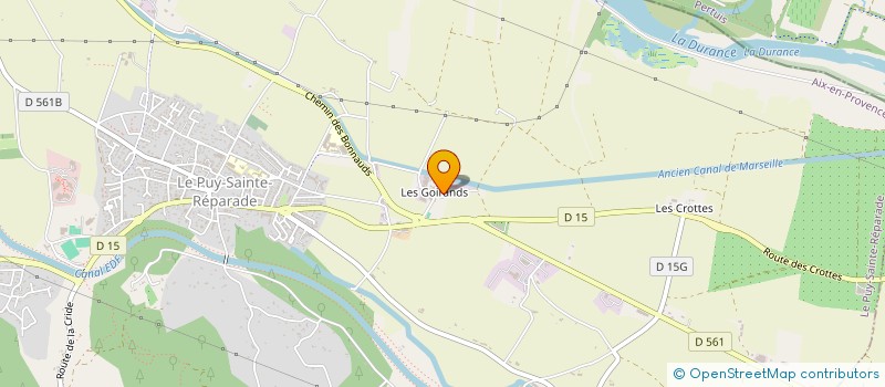 localisation de l'entreprise CARPE DIEM  LE PUY-SAINTE-REPARADE