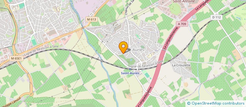 localisation de l'entreprise CARPE DIEM  SAINT-AUNES