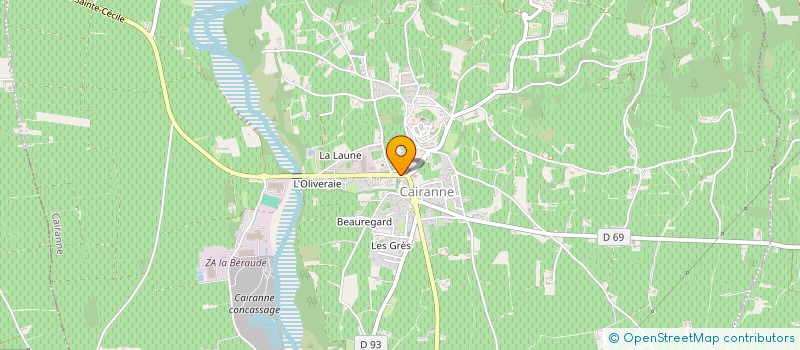 localisation de l'entreprise CARPE DIEM  CAIRANNE