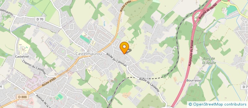 localisation de l'entreprise CARPE DIEM  CASTELMAUROU