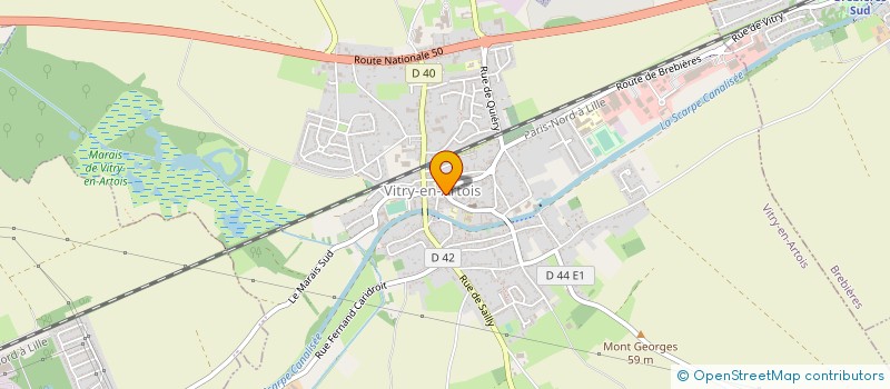 localisation de l'entreprise CARPE DIEM  VITRY EN ARTOIS