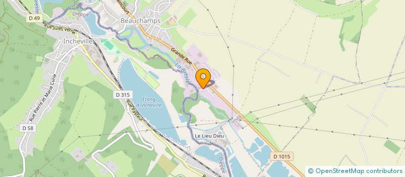 localisation de l'entreprise CARPE DIEM  BEAUCHAMPS