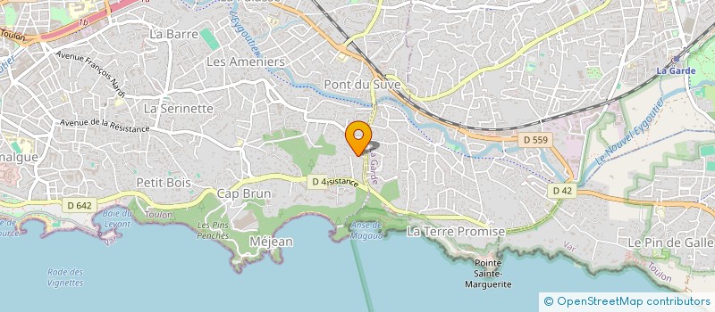 localisation de l'entreprise CARPE DIEM  TOULON