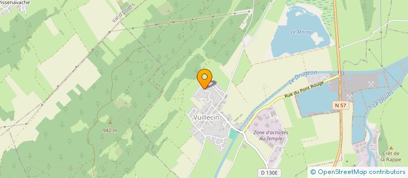 localisation de l'entreprise CARPE DIEM  VUILLECIN