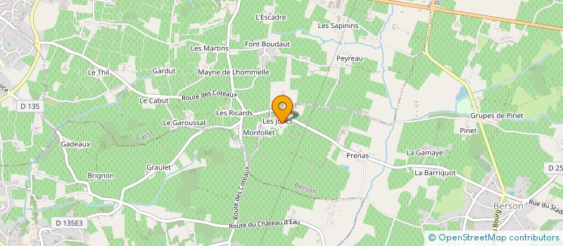 localisation de l'entreprise CARPE DIEM  BERSON