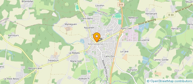 localisation de l'entreprise CARPE DIEM  MERLEVENEZ