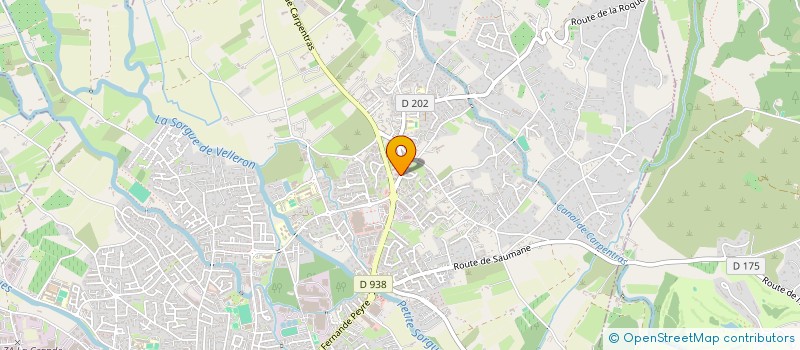 localisation de l'entreprise CARPE DIEM  L'ISLE-SUR-LA-SORGUE