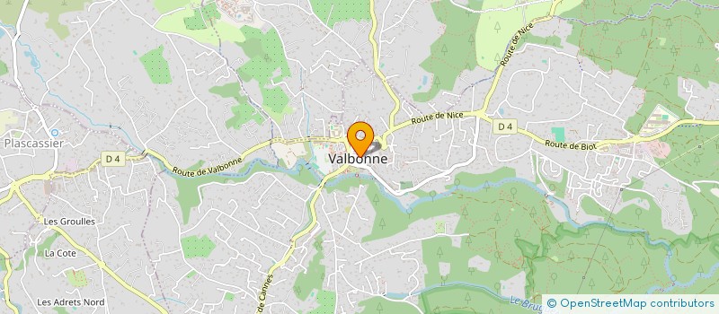 localisation de l'entreprise CARPE DIEM  VALBONNE