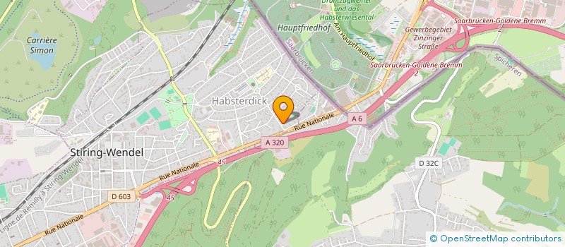 localisation de l'entreprise CARPE DIEM  STIRING-WENDEL