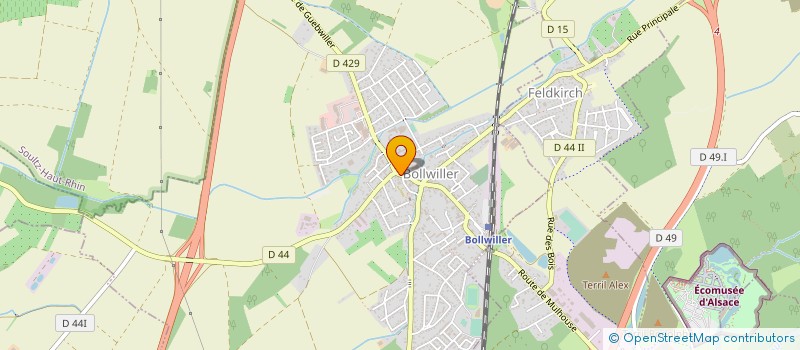 localisation de l'entreprise CARPE DIEM  BOLLWILLER