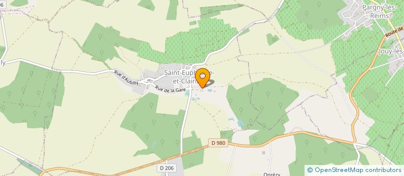 localisation de l'entreprise CARPE DIEM  SAINT-EUPHRAISE-ET-CLAIRIZET