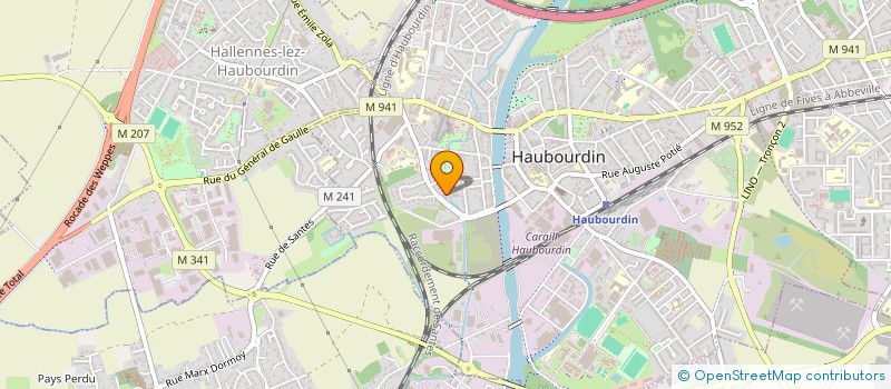 localisation de l'entreprise CARPE DIEM  HAUBOURDIN