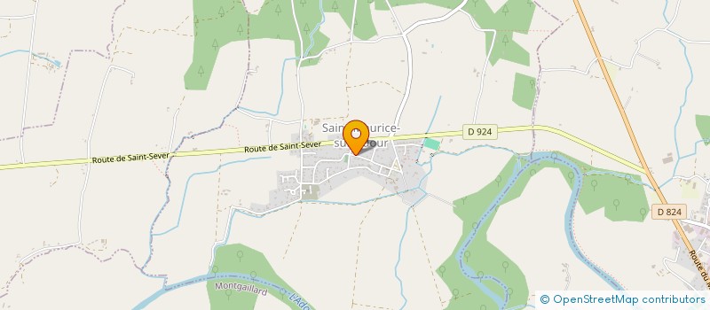 localisation de l'entreprise CARPE DIEM  SAINT-MAURICE-SUR-ADOUR