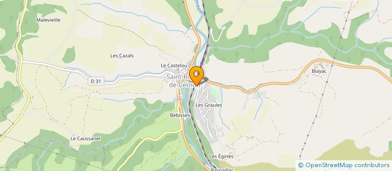 localisation de l'entreprise CARPE DIEM  SAINT-ROME-DE-CERNON