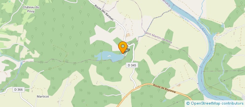 localisation de l'entreprise CARPE DIEM  SAINT-MARTIN-DE-HINX