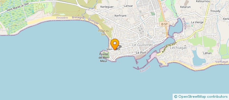 localisation de l'entreprise CARPE DIEM  GUILVINEC