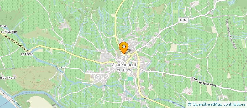 localisation de l'entreprise CARPE DIEM  CHATEAUNEUF-DU-PAPE