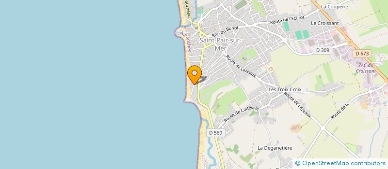 localisation de l'entreprise CARPE DIEM  SAINT-PAIR-SUR-MER