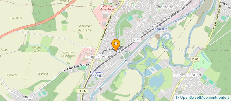 localisation de l'entreprise CARPE DIEM  LONGUEIL-ANNEL