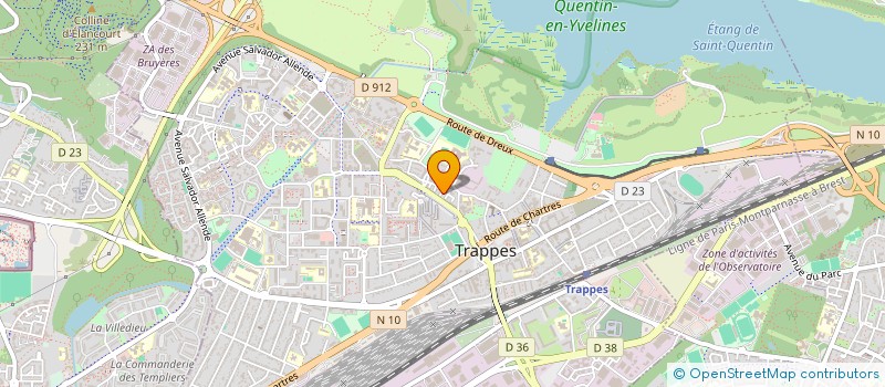 localisation de l'entreprise CARPE DIEM  TRAPPES