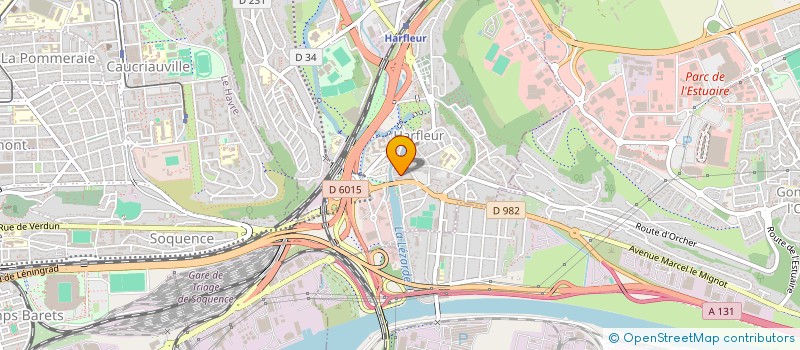 localisation de l'entreprise CARPE DIEM  HARFLEUR