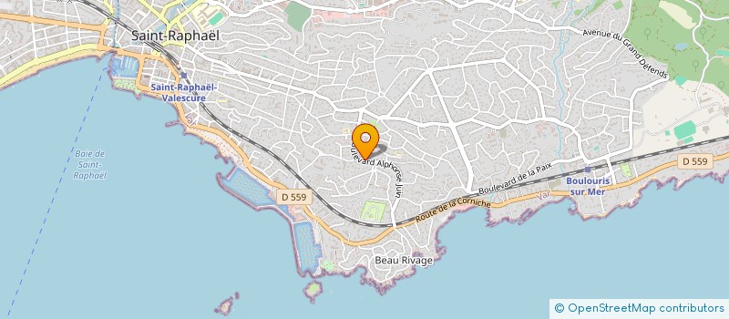 localisation de l'entreprise CARPE DIEM  SAINT-RAPHAEL