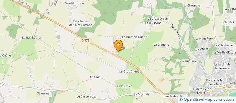 localisation de l'entreprise CARPE DIEM ADM & CO  ALLAIRE