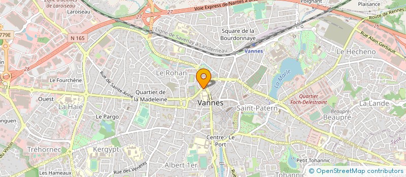 localisation de l'entreprise CARPE DIEM CENTER à VANNES