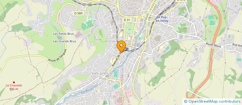 localisation de l'entreprise CARPE DIEM COMMUNICATION  VALS-PRES-LE-PUY