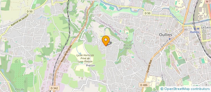 localisation de l'entreprise CARPE DIEM CONSEIL  SAINT-GENIS-LAVAL