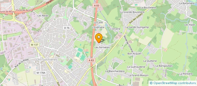 localisation de l'entreprise CARPE DIEM IMMO  LES SORINIERES