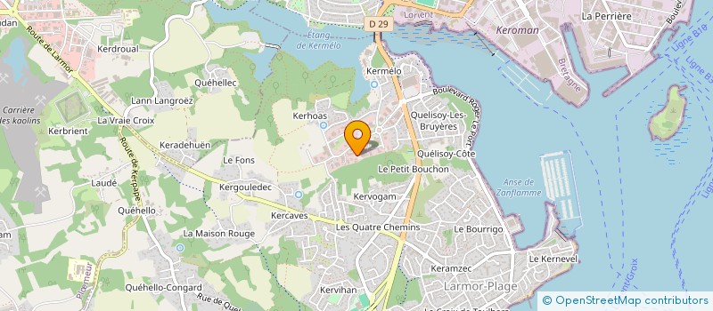 localisation de l'entreprise CARPE DIEM LARMOR  LARMOR-PLAGE